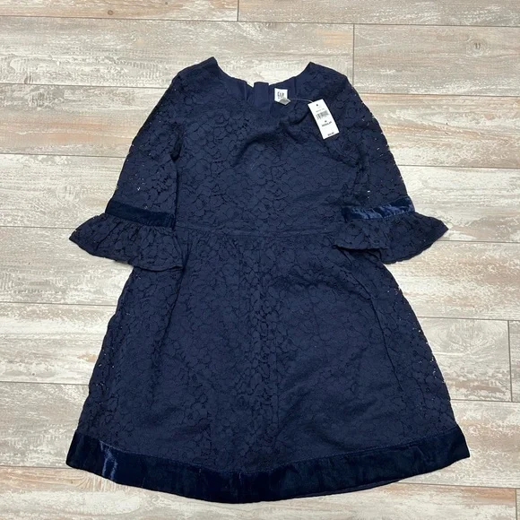 gap navy blue dress Love Affair Satin Gown with Ruched Back main image 1